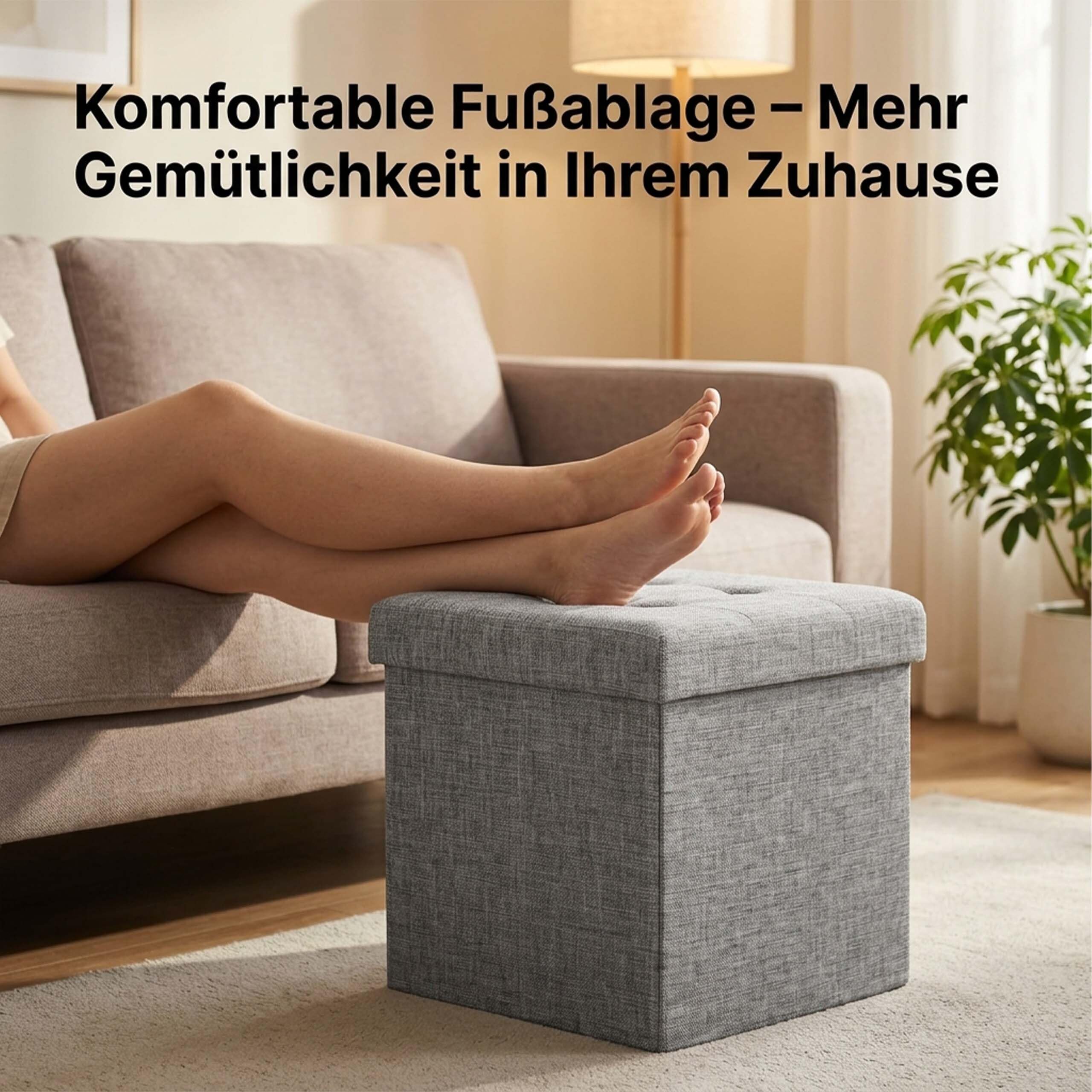 relaxdays-sitzhocker-faltbar-38x38x38-cm-grau-sitzcube-leinen-40l image 4