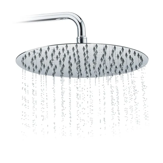 relaxdays-regendusche-duschkopf-rund-300-mm-edelstahl-silber image 1