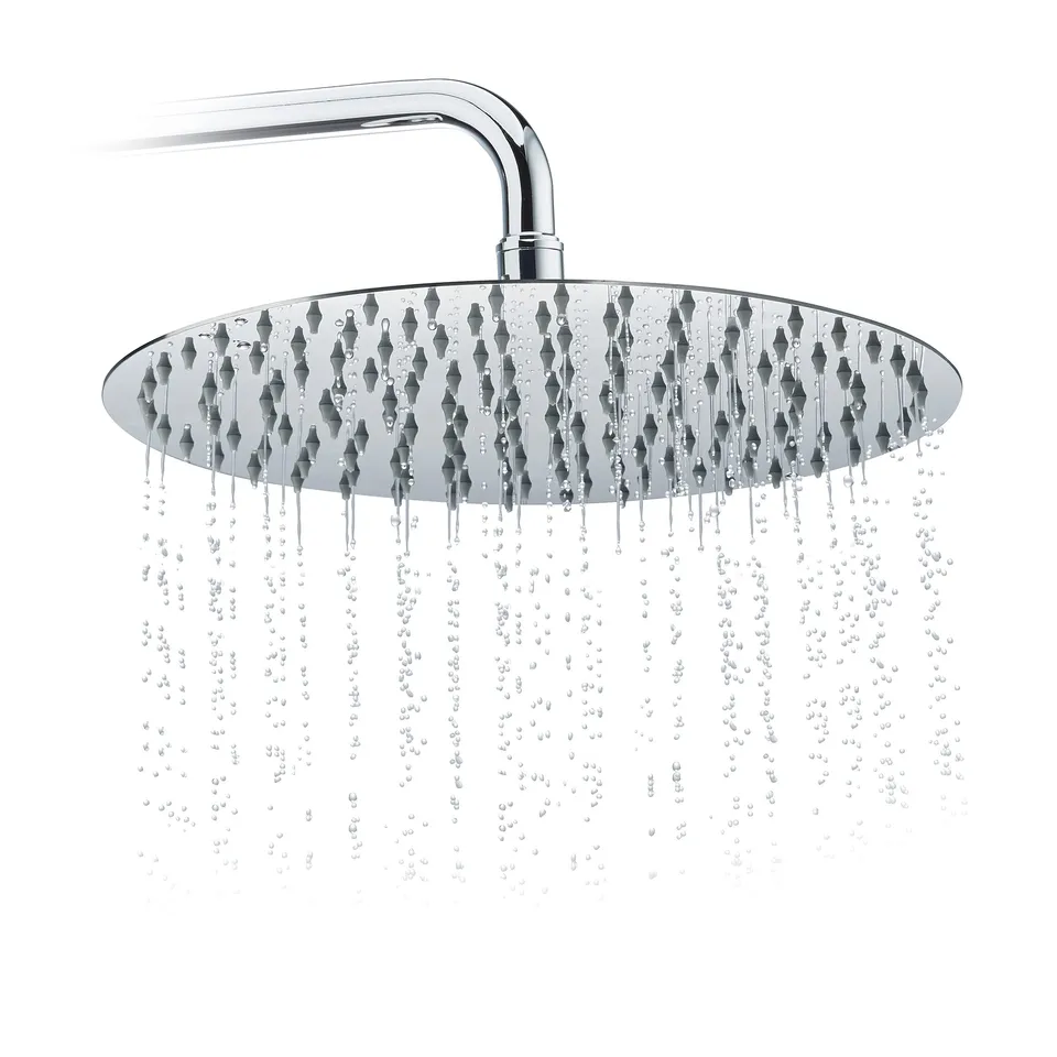 relaxdays-regendusche-duschkopf-rund-300-mm-edelstahl-silber image 1