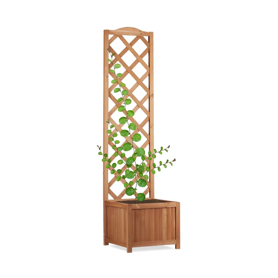 relaxdays-rankkasten-holz-mit-rankgitter-pflanzk-bel-147-x-38-x-38-cm-natur image 1