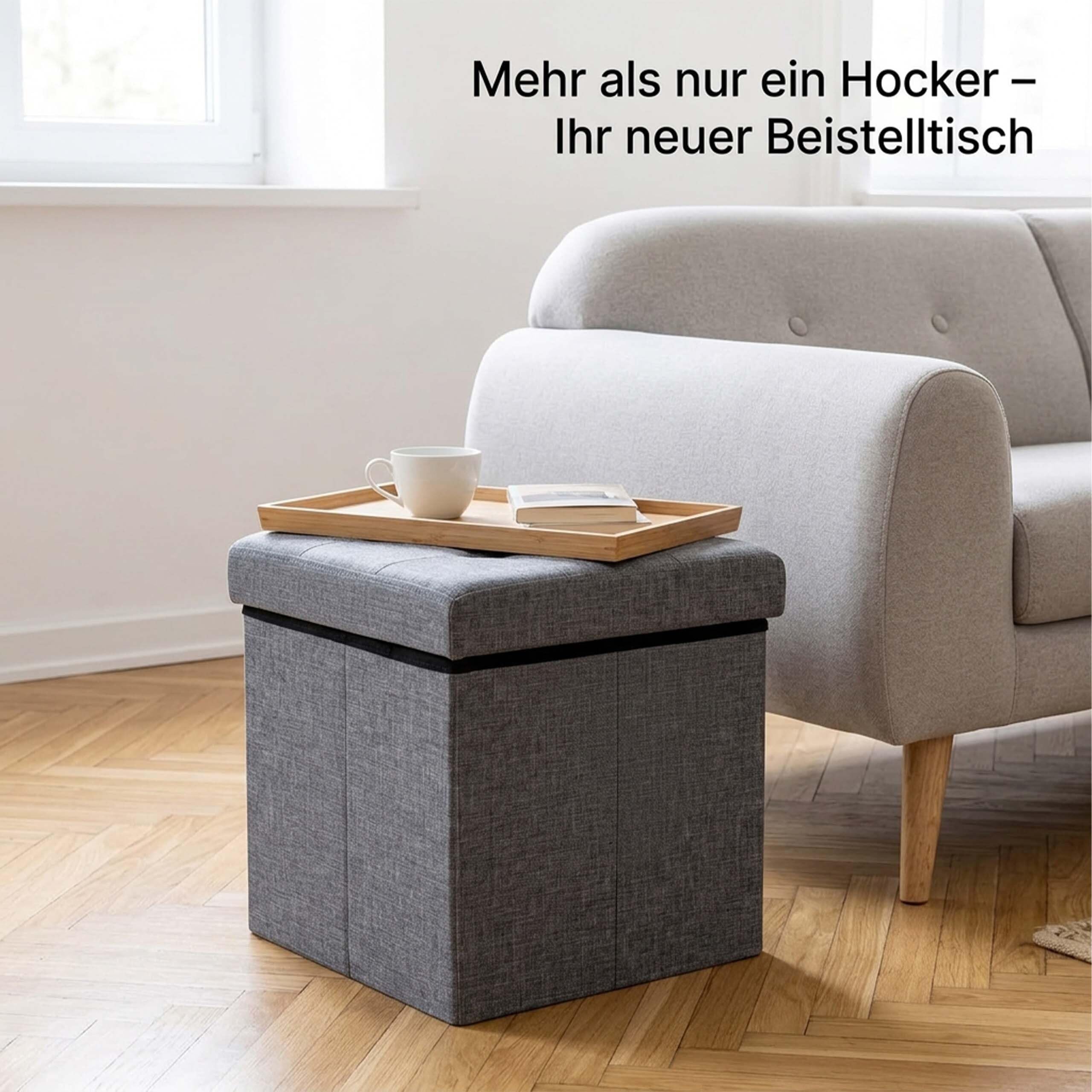 relaxdays-sitzhocker-faltbar-38-x-38-x-38-cm-dunkelgrau-300-kg image 4