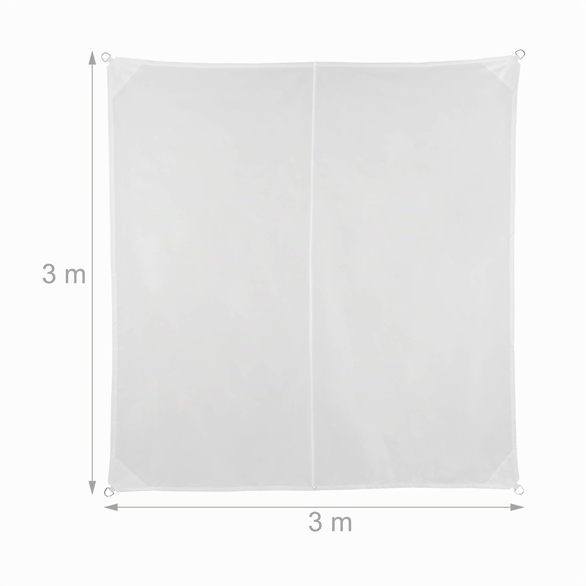 relaxdays-sonnensegel-quadratisch-3x3-m-wei-wasserabweisend image 4