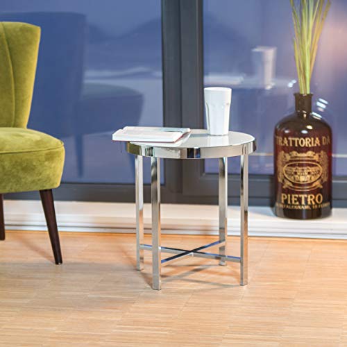 relaxdays-kaffeetisch-glas-milchglas-46x41x41-cm-silber-beistelltisch-chrom-stah image 7
