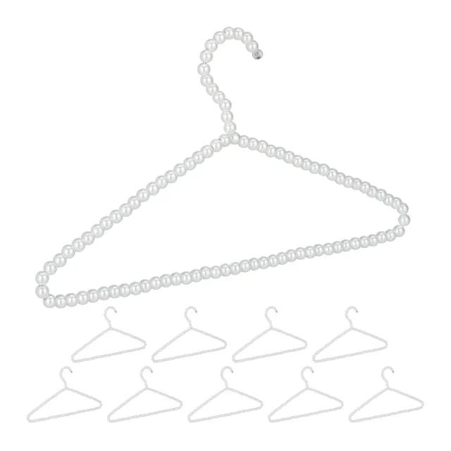 relaxdays-perlen-kleiderb-gel-10er-set-40-cm-wei image 1