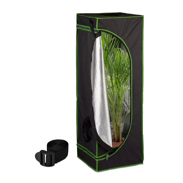 relaxdays-growzelt-120-x-40-x-40-cm-indoor-zuchtzelt-mit-reflektierender-innenfo image 1