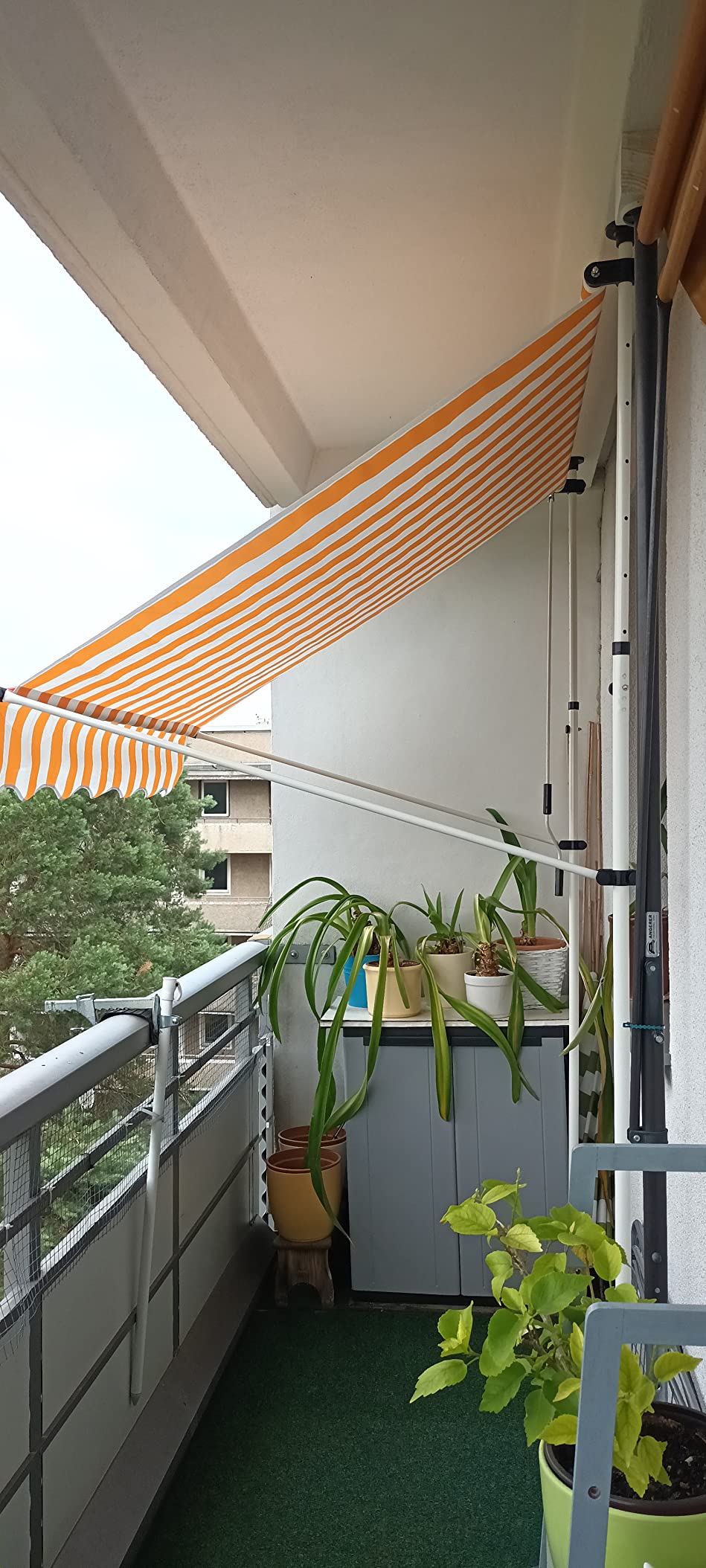Gut bei Windstille, wackelig bei Böen