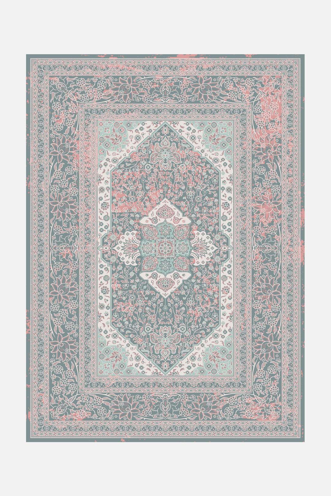 teppana-mahan-d-mmerung-teppich-waschbarer-perser-teppich image 1