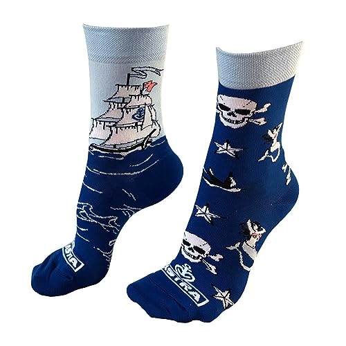 astra-socken-mismatch-blau-mit-seemanns-motiven-f-r-damen-herren image 6