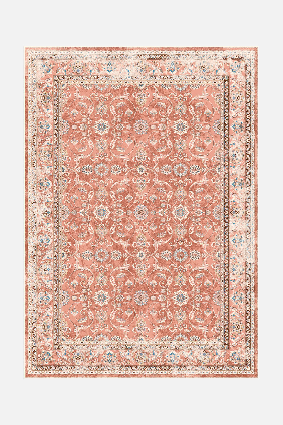 teppana-persisch-karneol-teppich-waschbar-nomaden-kollektion image 1