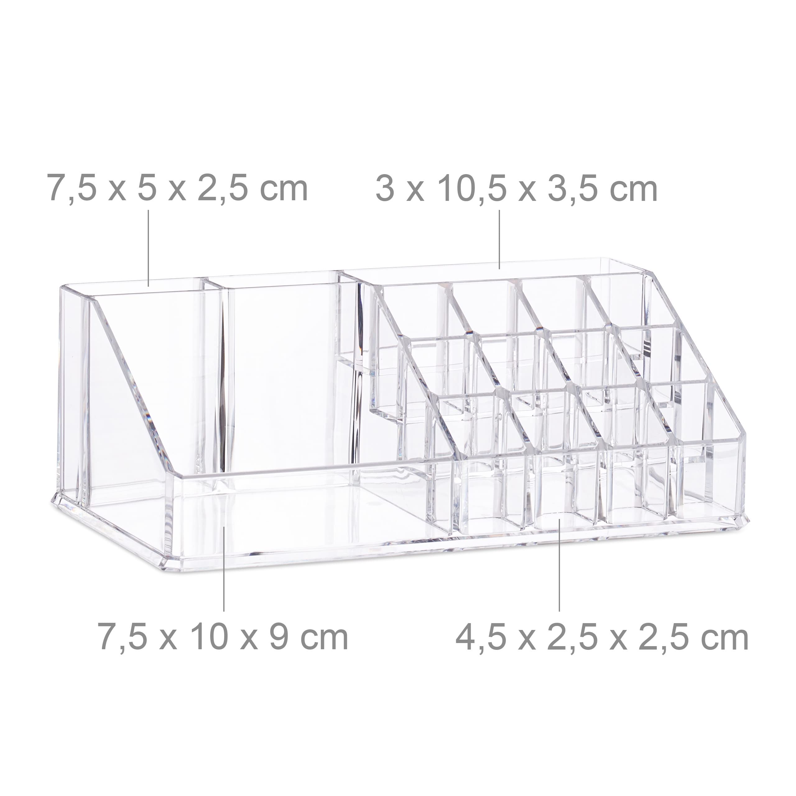 relaxdays-make-up-organizer-kosmetikregal-acryl-transparent-mit-4-schubladen image 6