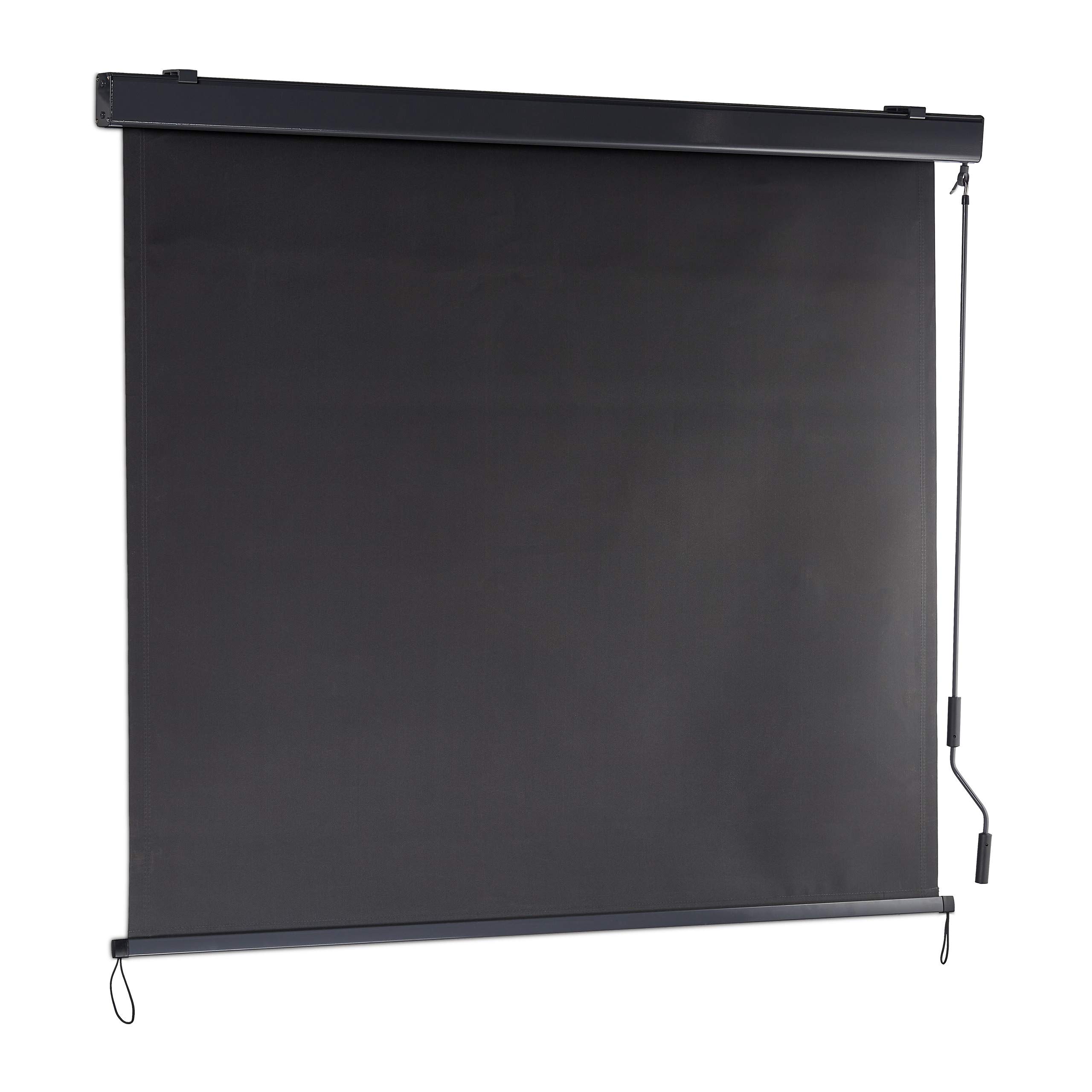 relaxdays-senkrechtmarkise-250-x-160-cm-au-enrollo-mit-kurbel-anthrazit image 1