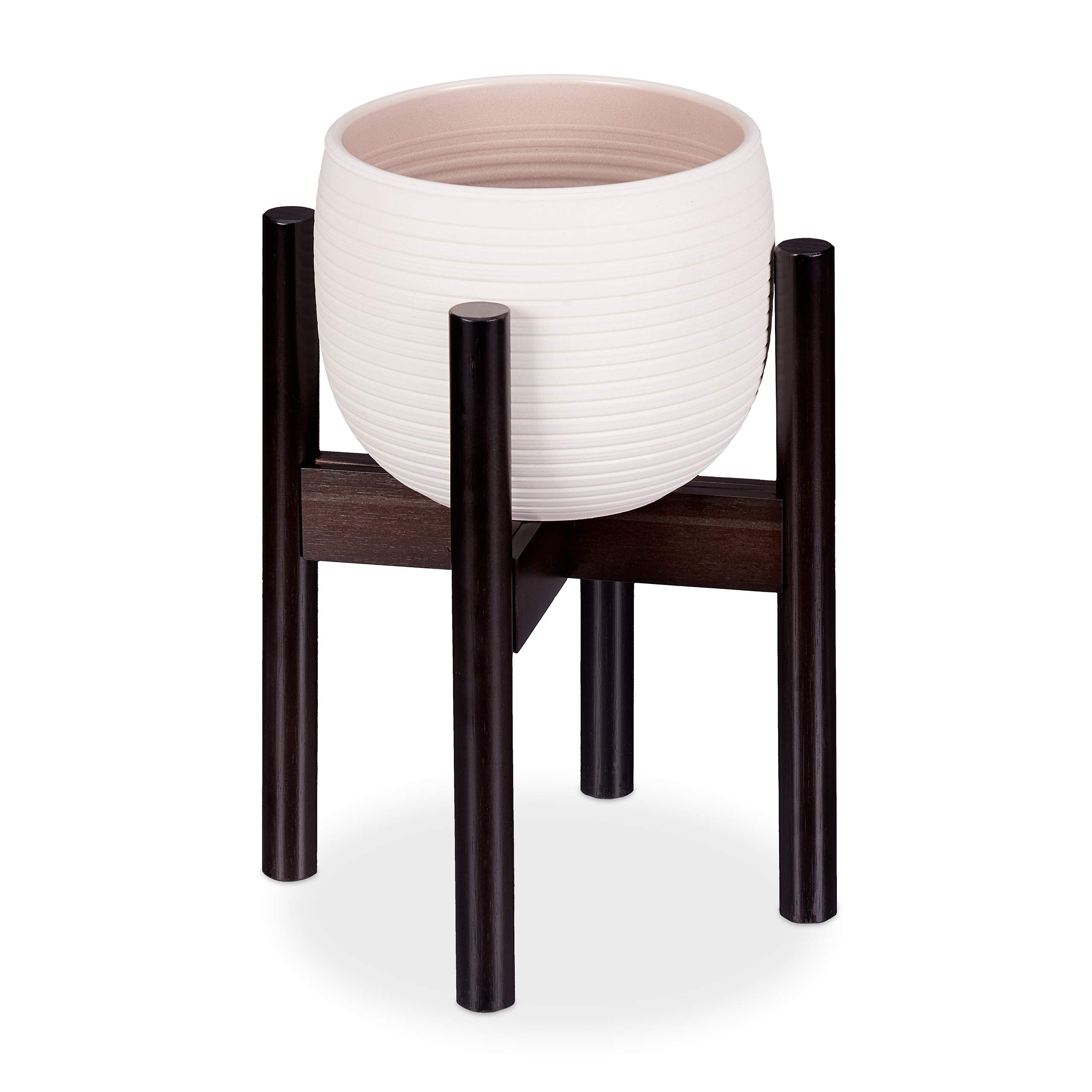 relaxdays-blumenst-nder-aus-bambus-verstellbar-f-r-t-pfe-bis-32-cm-braun image 1