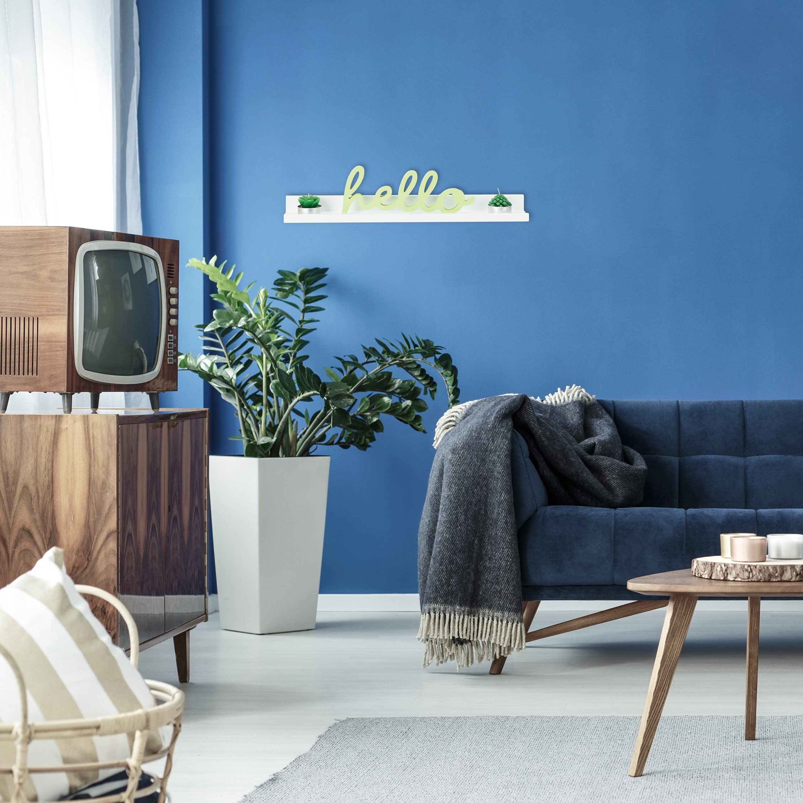 relaxdays-schweberegal-schmal-wei-wandboard-60x10-cm-mdf image 2