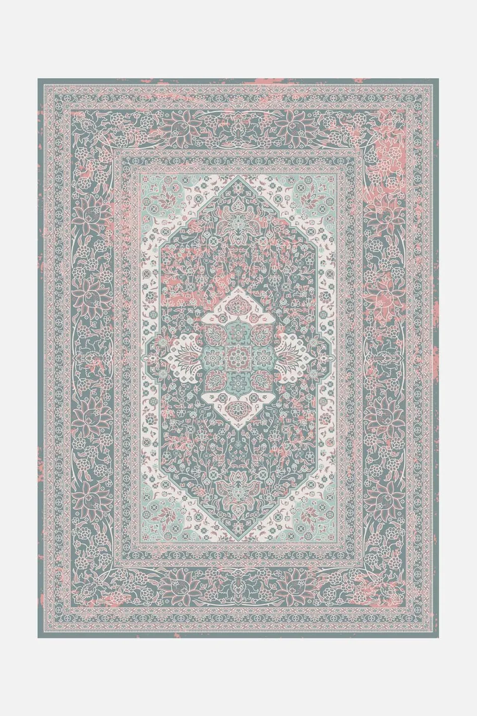 teppana-mahan-d-mmerung-teppich-waschbarer-perser-teppich image 1