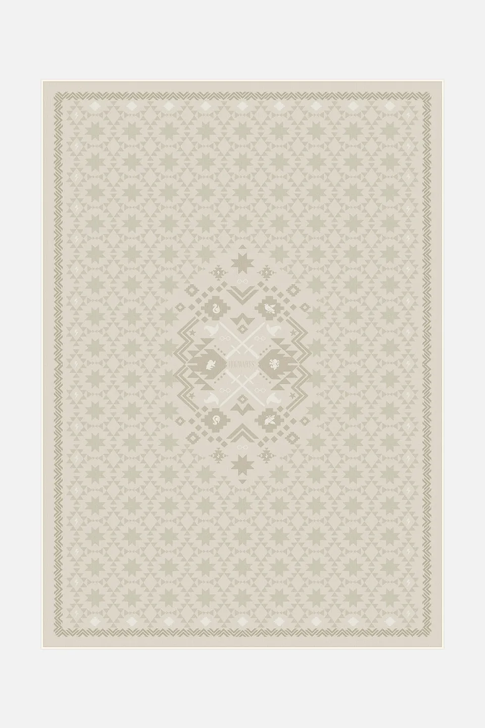 teppana-harry-potter-duell-beige-teppich-waschbarer-fan-teppich image 1
