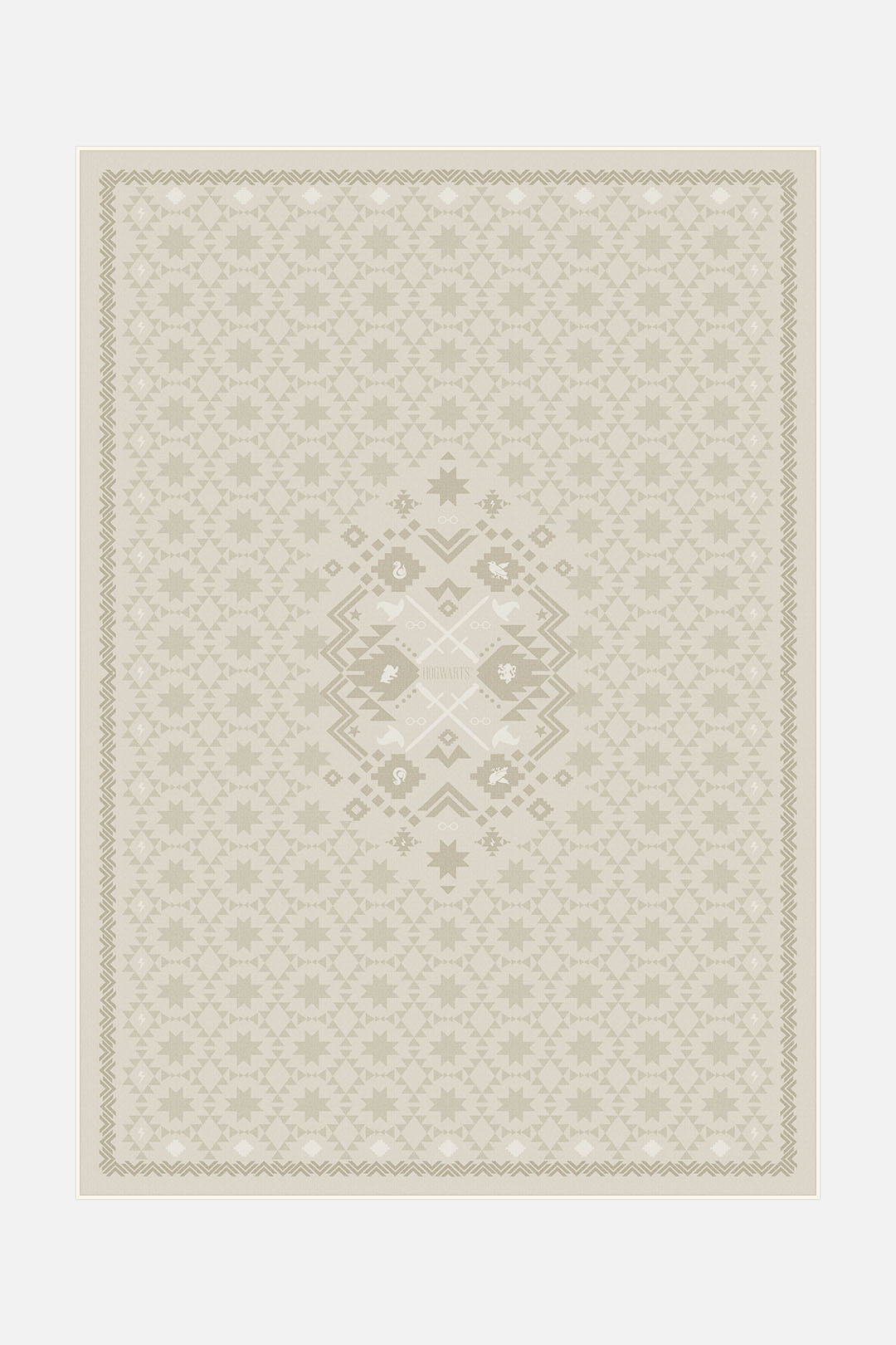 teppana-harry-potter-duell-beige-teppich-waschbarer-fan-teppich image 1