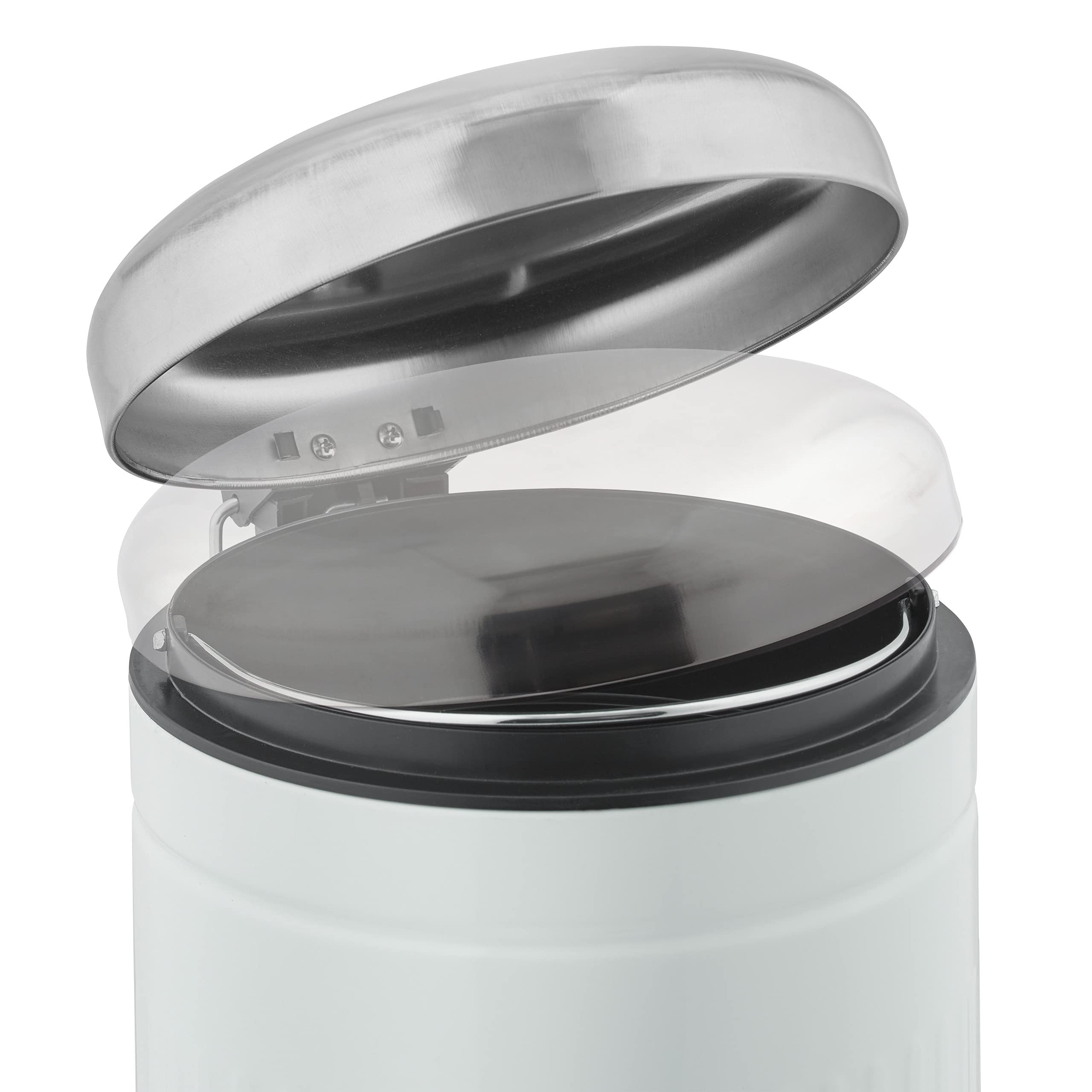 relaxdays-kosmetikeimer-5-liter-treteimer-wei-metall-mit-softclose image 7