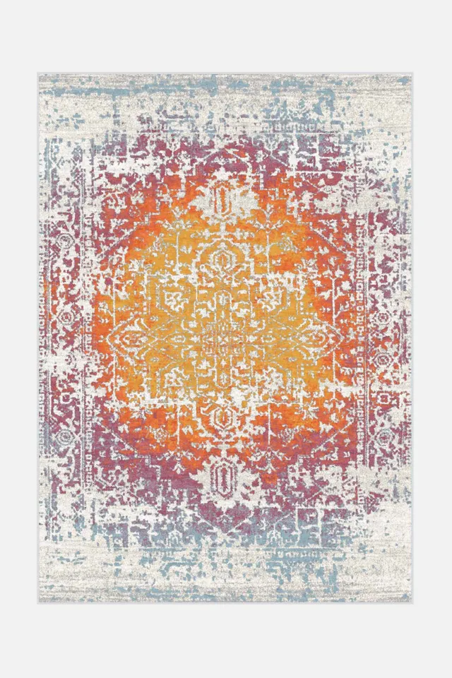 teppana-romina-bunt-teppich-waschbarer-indoor-teppich image 1