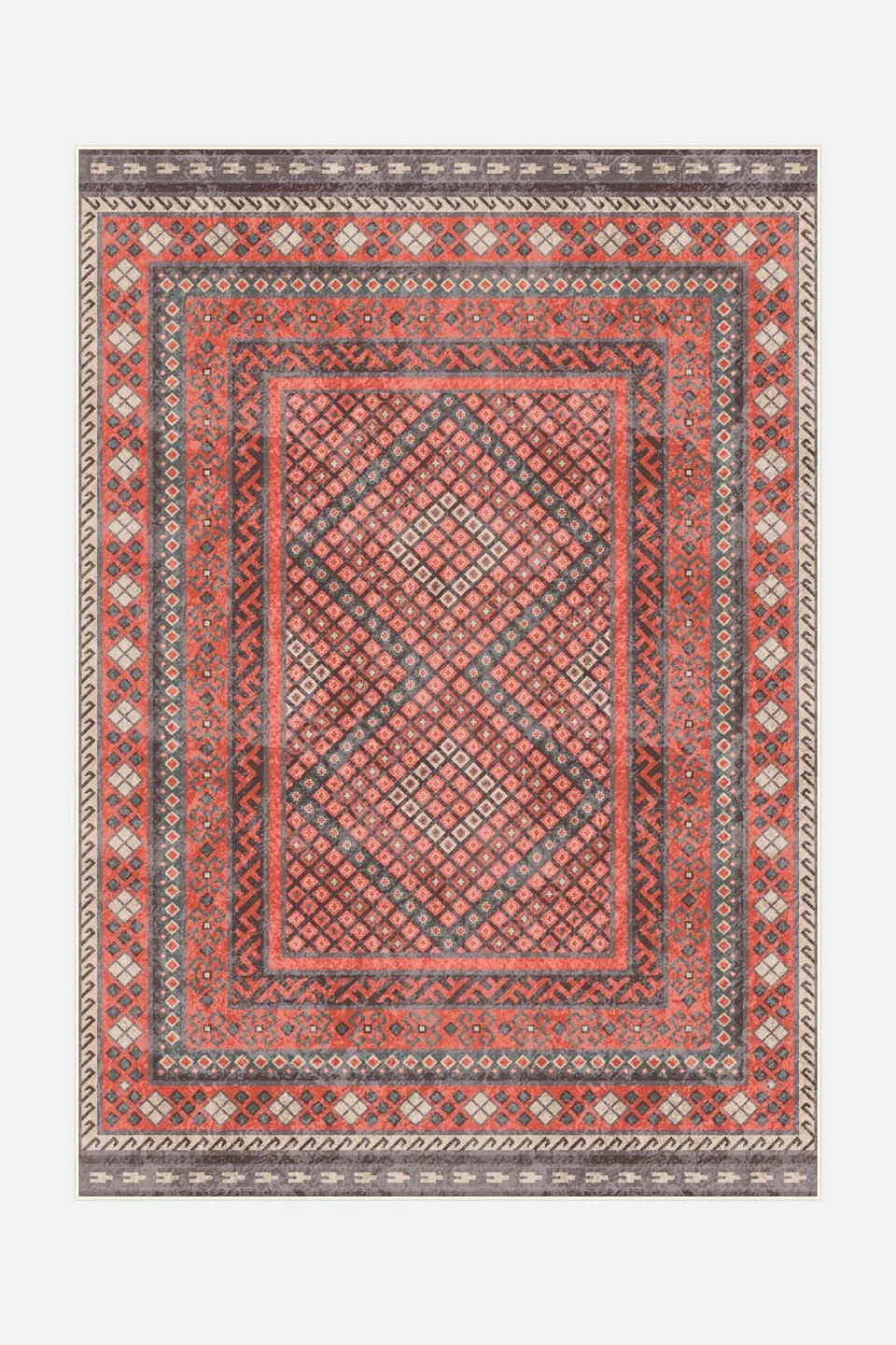 teppana-nola-karo-teppich-waschbar-geometrisch-persisch image 1