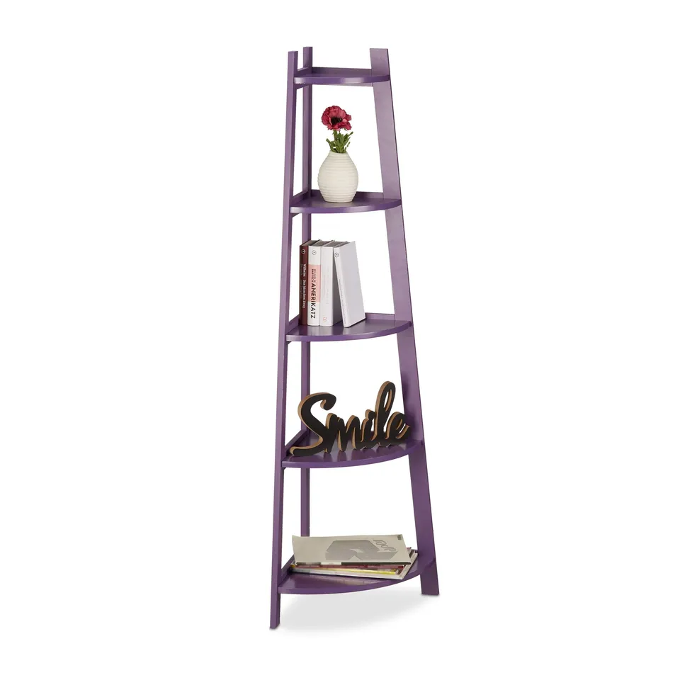 relaxdays-eckregal-rund-5-f-cher-144-x-53-x-37-cm-lila-mdf image 1