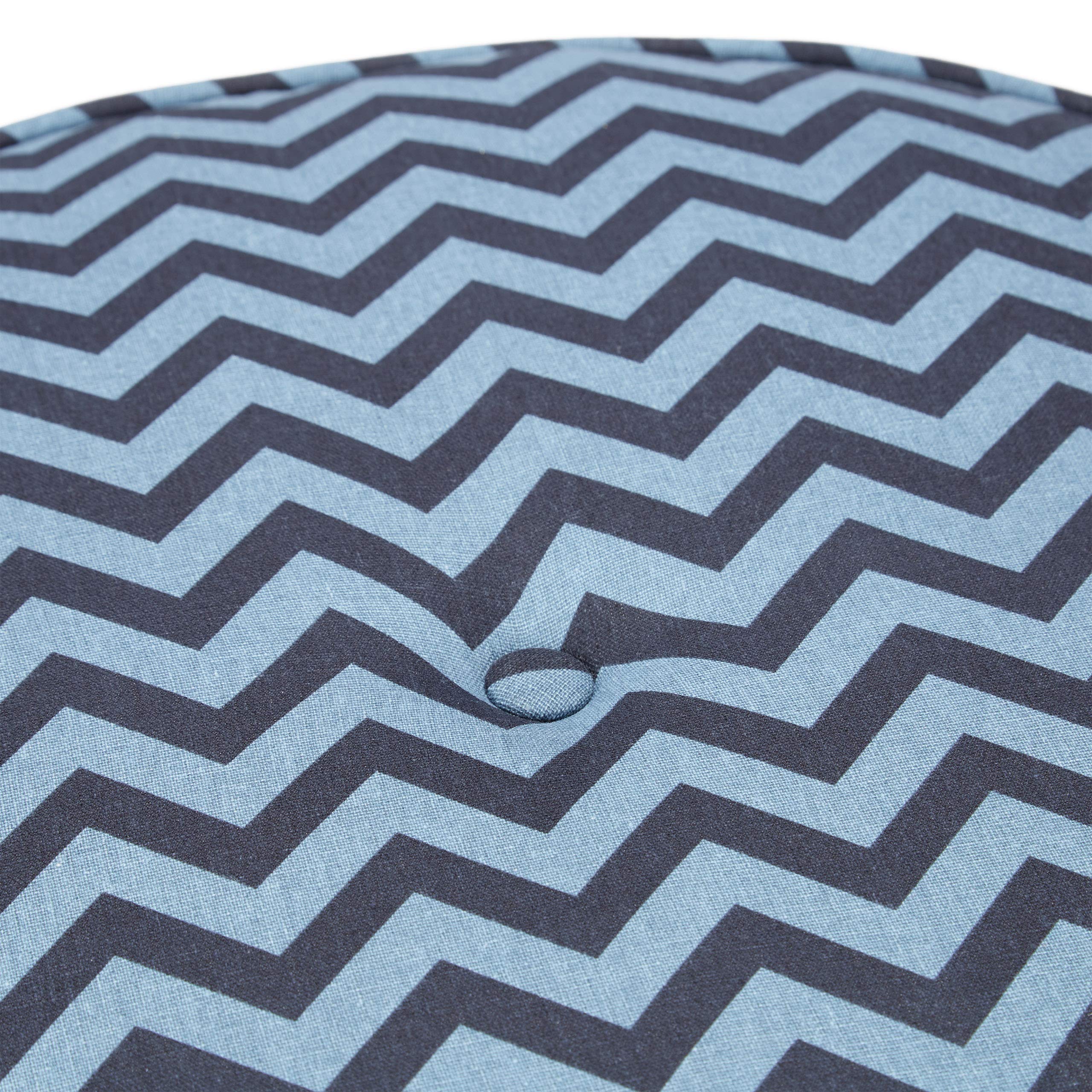 relaxdays-sitzhocker-2er-set-rund-pouf-blau-schwarz-gemustert image 8