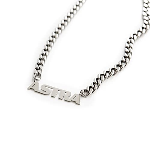 astra-panzerkette-gliederkette-edelstahl-silber-60-cm-mit-schriftzug image 6