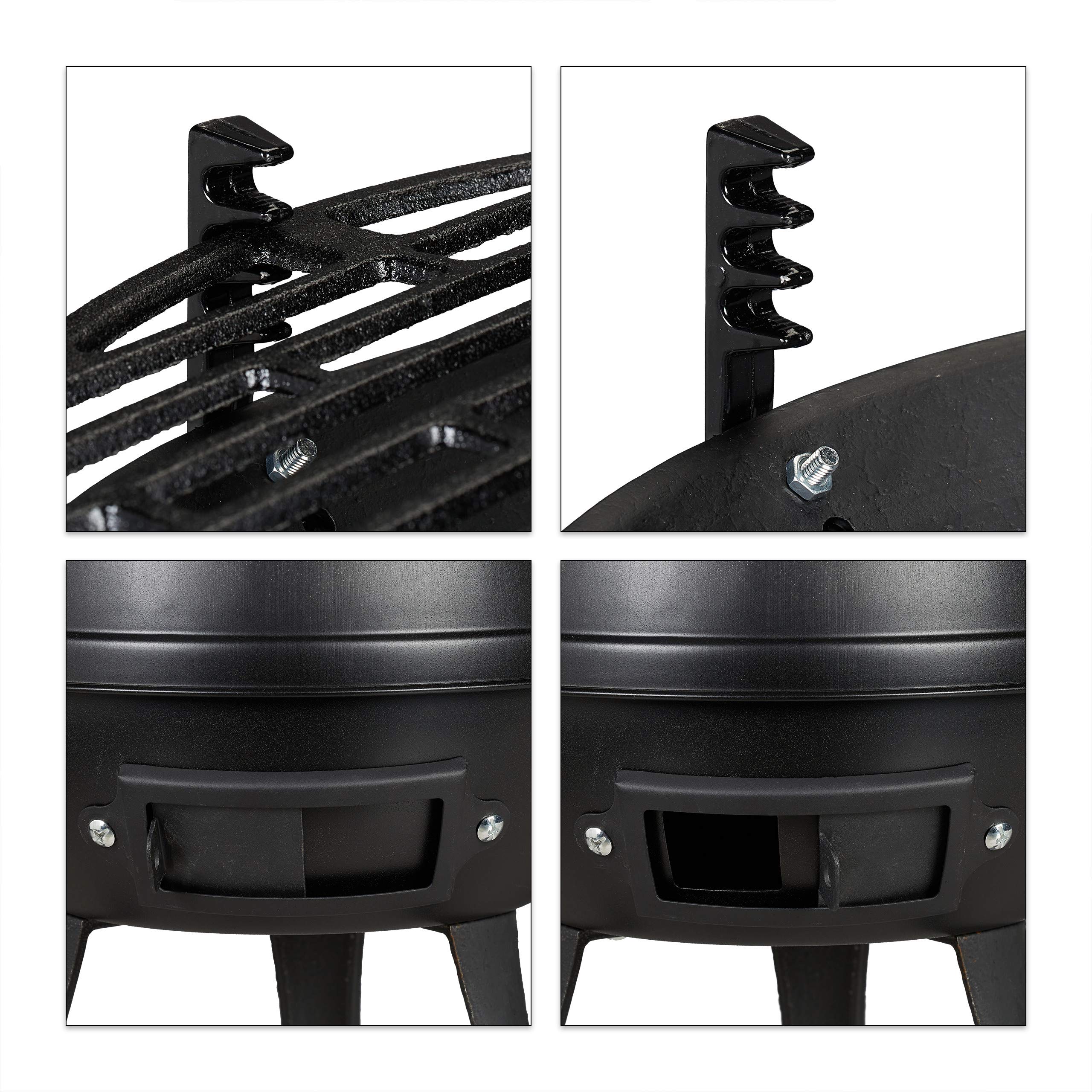 relaxdays-grillfass-holzkohlegrill-gusseisen-35-cm-h-henverstellbar-schwarz image 7