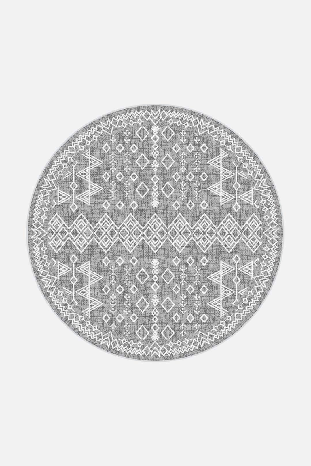 teppana-aylin-eiskristall-teppich-waschbarer-indoor-teppich-grau-geometrisch image 8