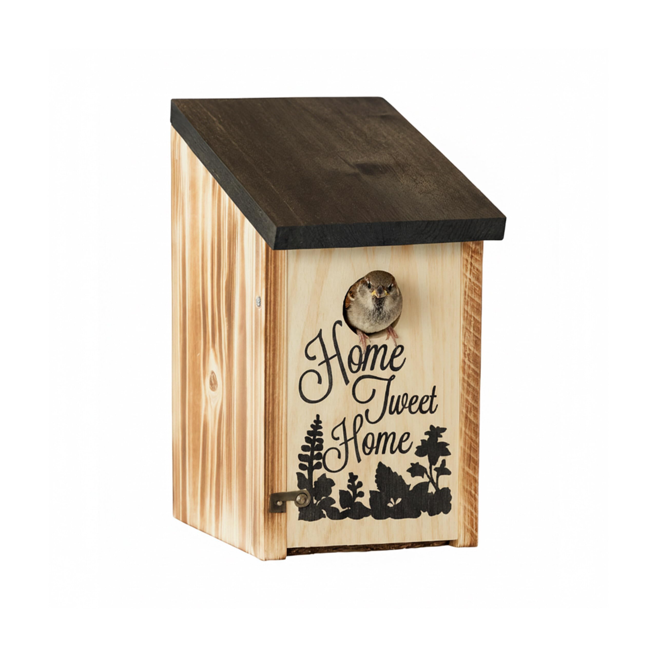relaxdays-nistkasten-home-tweet-home-holzvogelhaus-rotgr-n-21-5-x-12-x-15-2-cm image 7