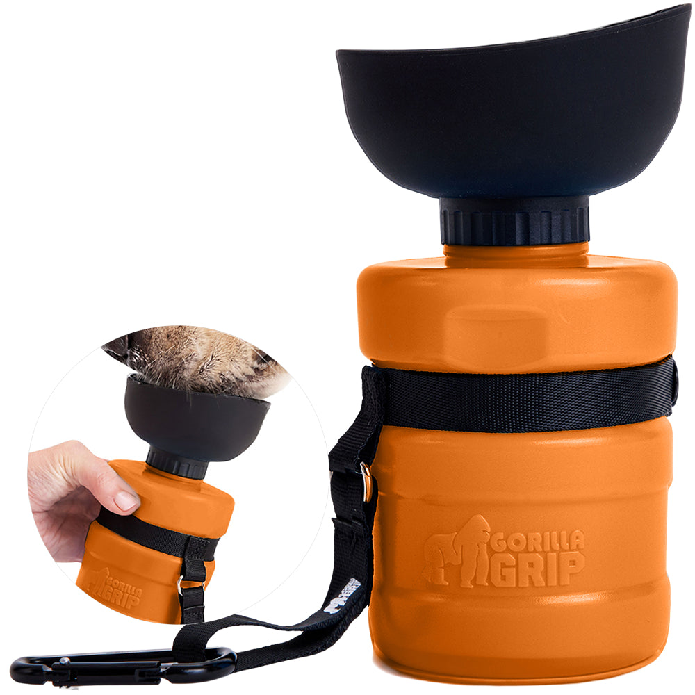 gorilla-grip-pet-water-bottle-trinkflasche-mit-napf image 4