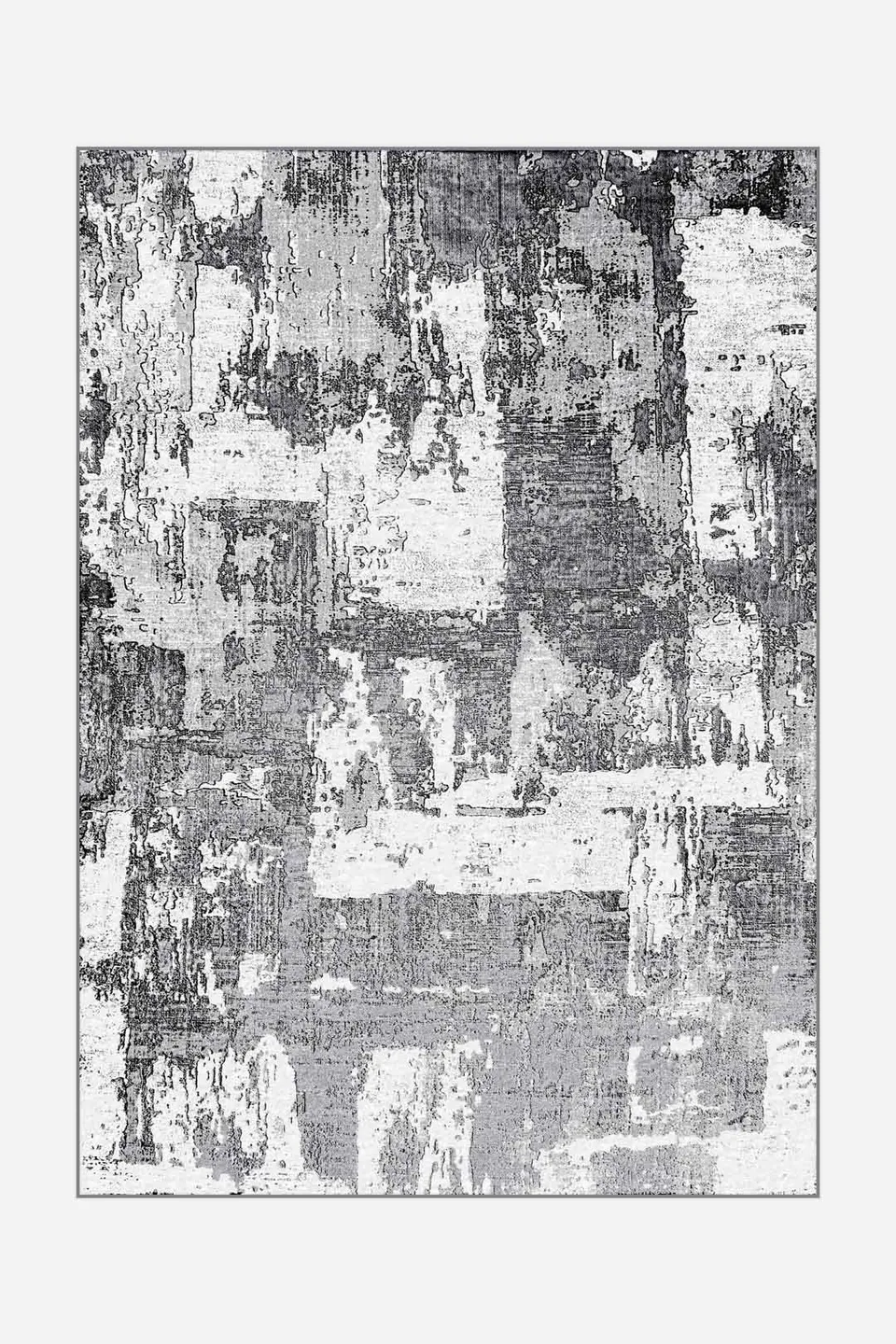 teppana-maya-lava-teppich-waschbar-dunkelgrau-grau-silber image 1