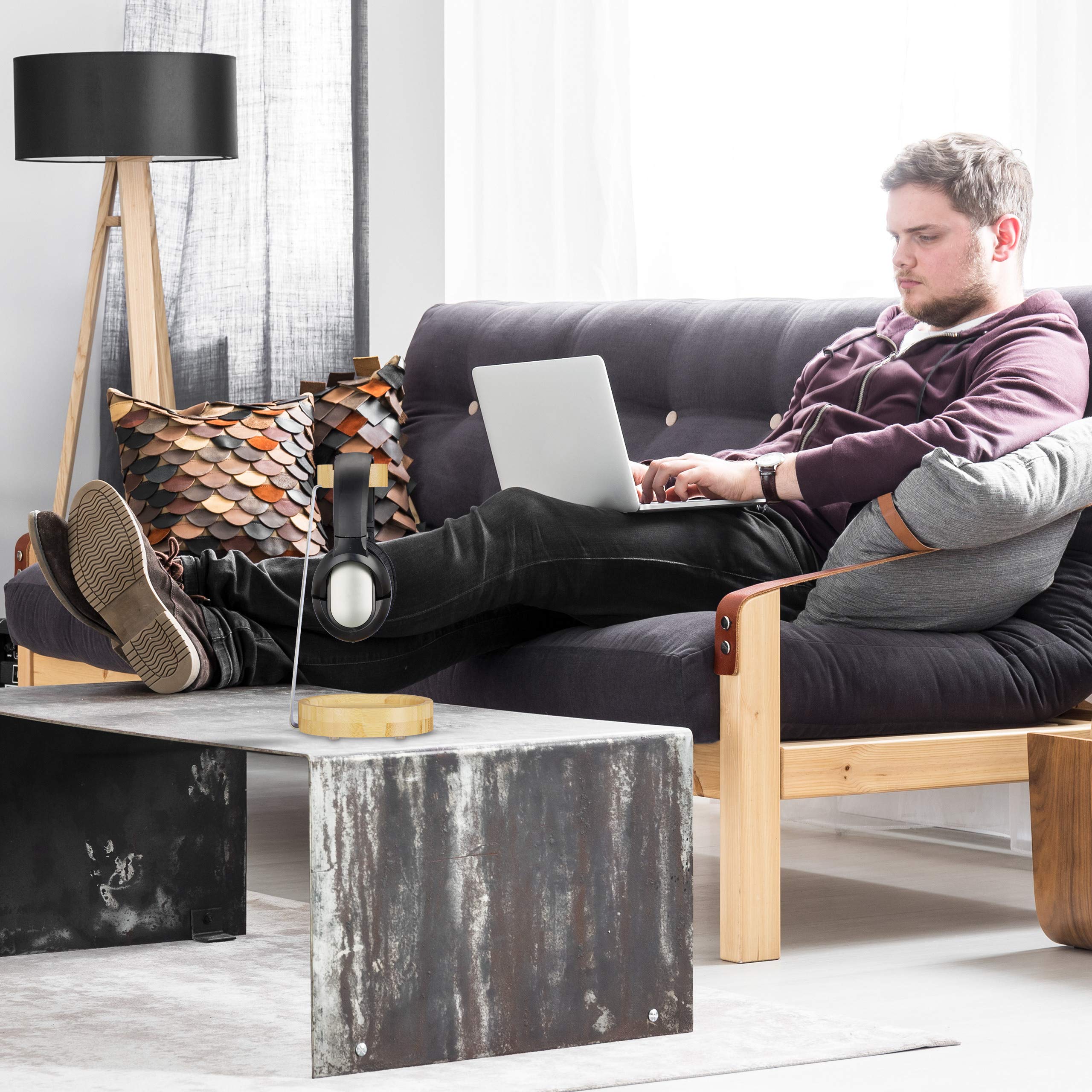 relaxdays-kopfh-rer-st-nder-bambus-metall-29-6-x-12-x-15-cm image 3