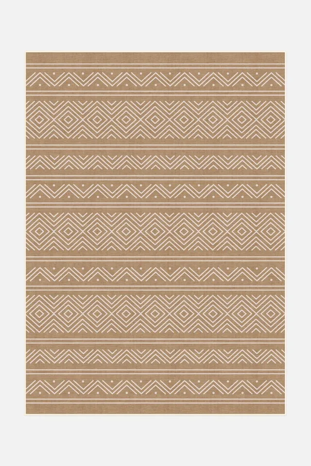 teppana-outdoor-aztek-haselnuss-teppich-waschbarer-outdoor-teppich image 1