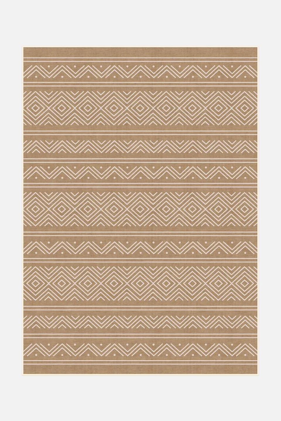 teppana-outdoor-aztek-haselnuss-teppich-waschbarer-outdoor-teppich image 1