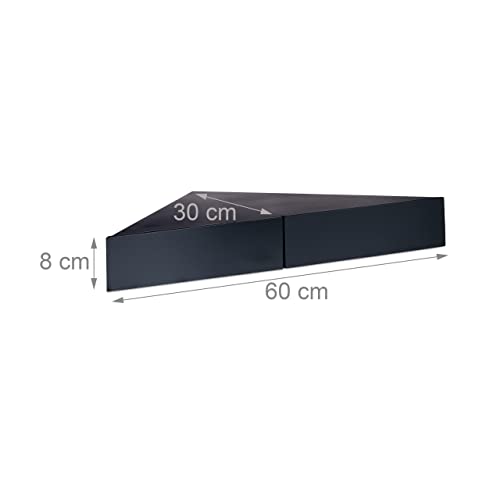 relaxdays-eck-wandregal-dreieckig-mit-2-schubladen-60x30-cm-schwarz image 7