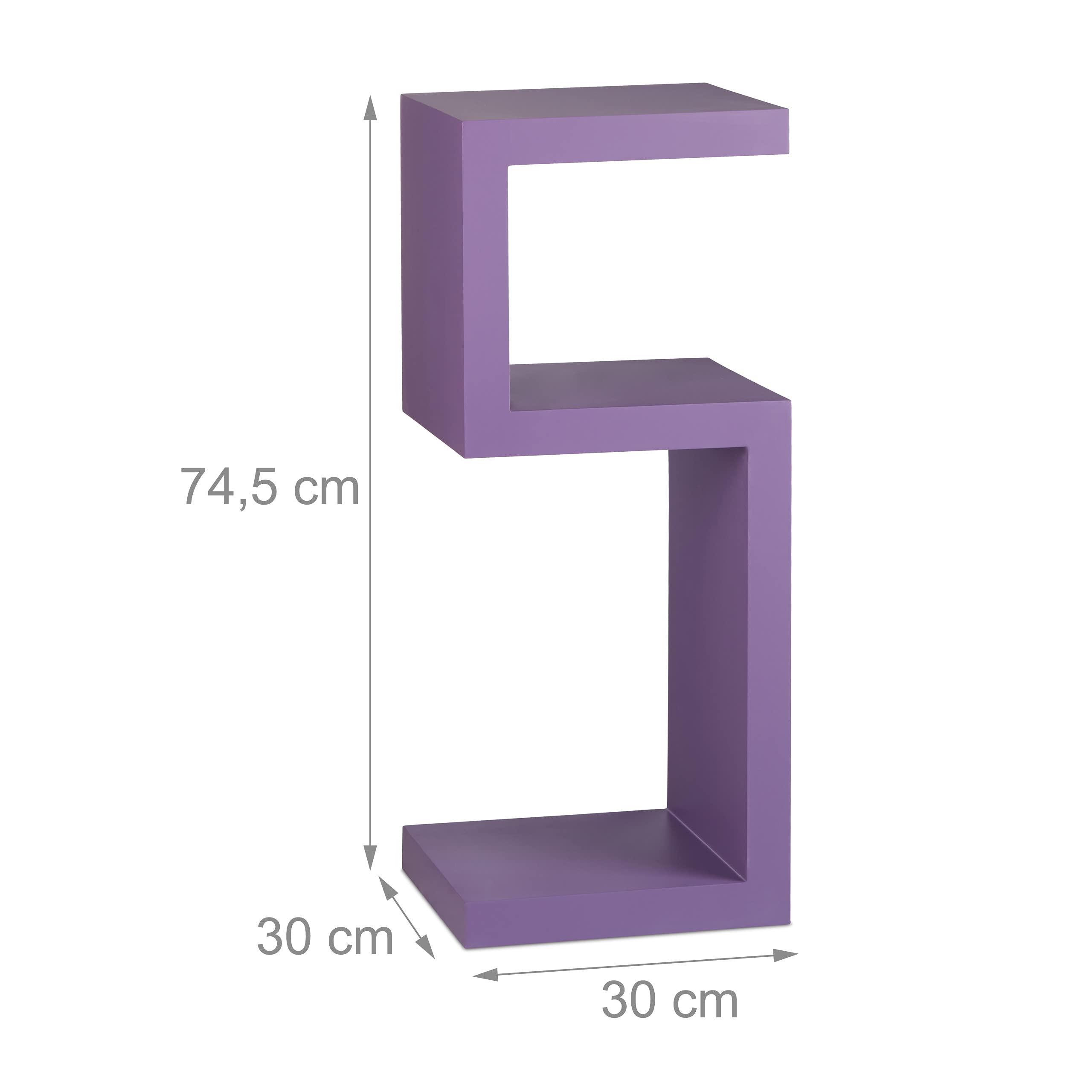 relaxdays-standregal-retro-s-form-3-ablagen-75-x-30-x-30-cm-violett image 4