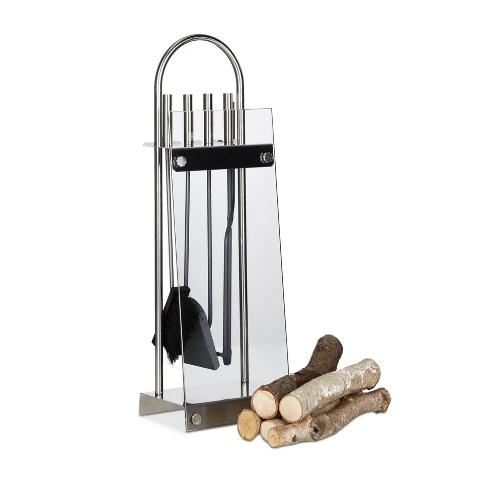 relaxdays-kaminbesteck-5-teilig-edelstahl-mit-glasst-nder image 1