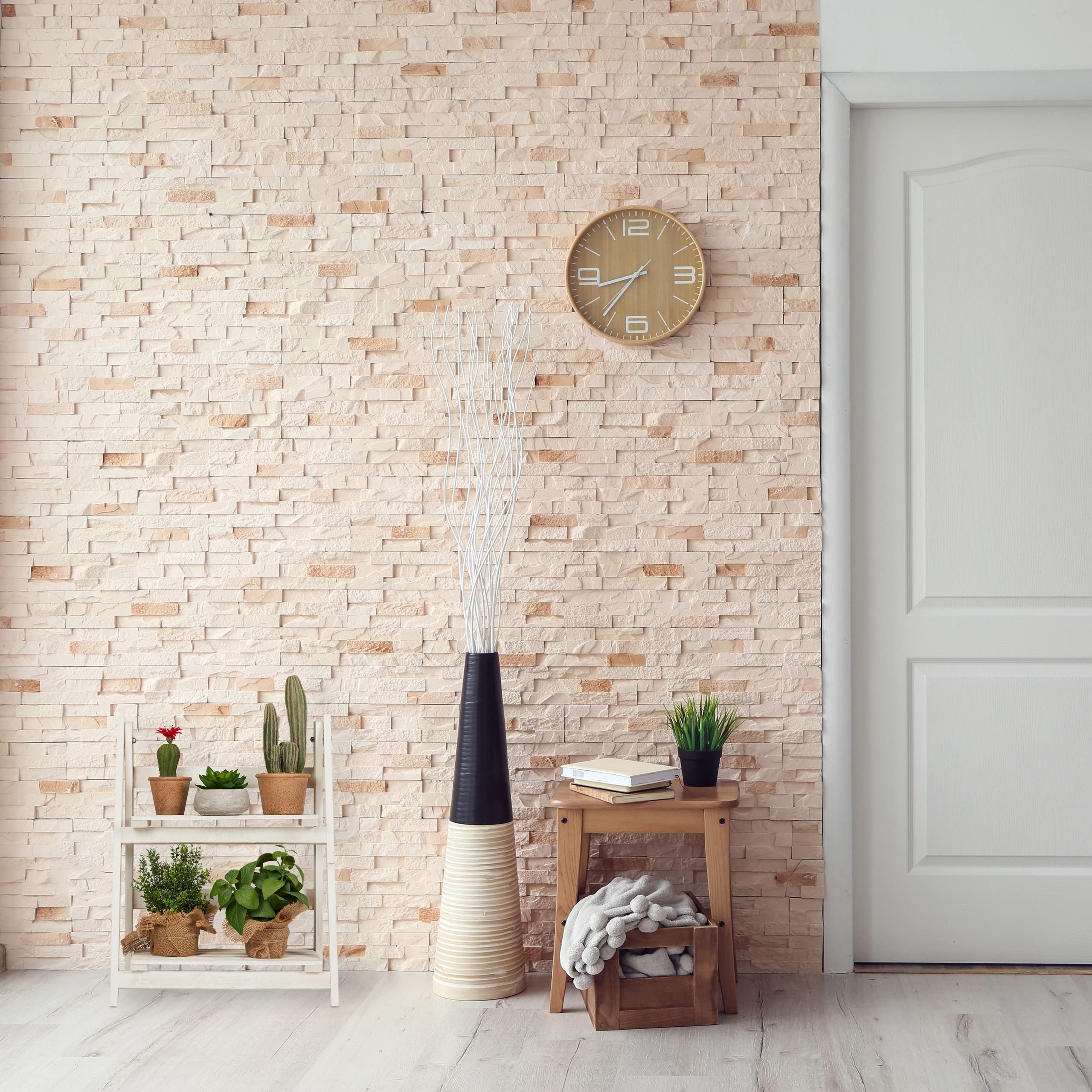 relaxdays-blumentreppe-2-stufen-wei-klappbar-51x41x25-cm-holz image 2