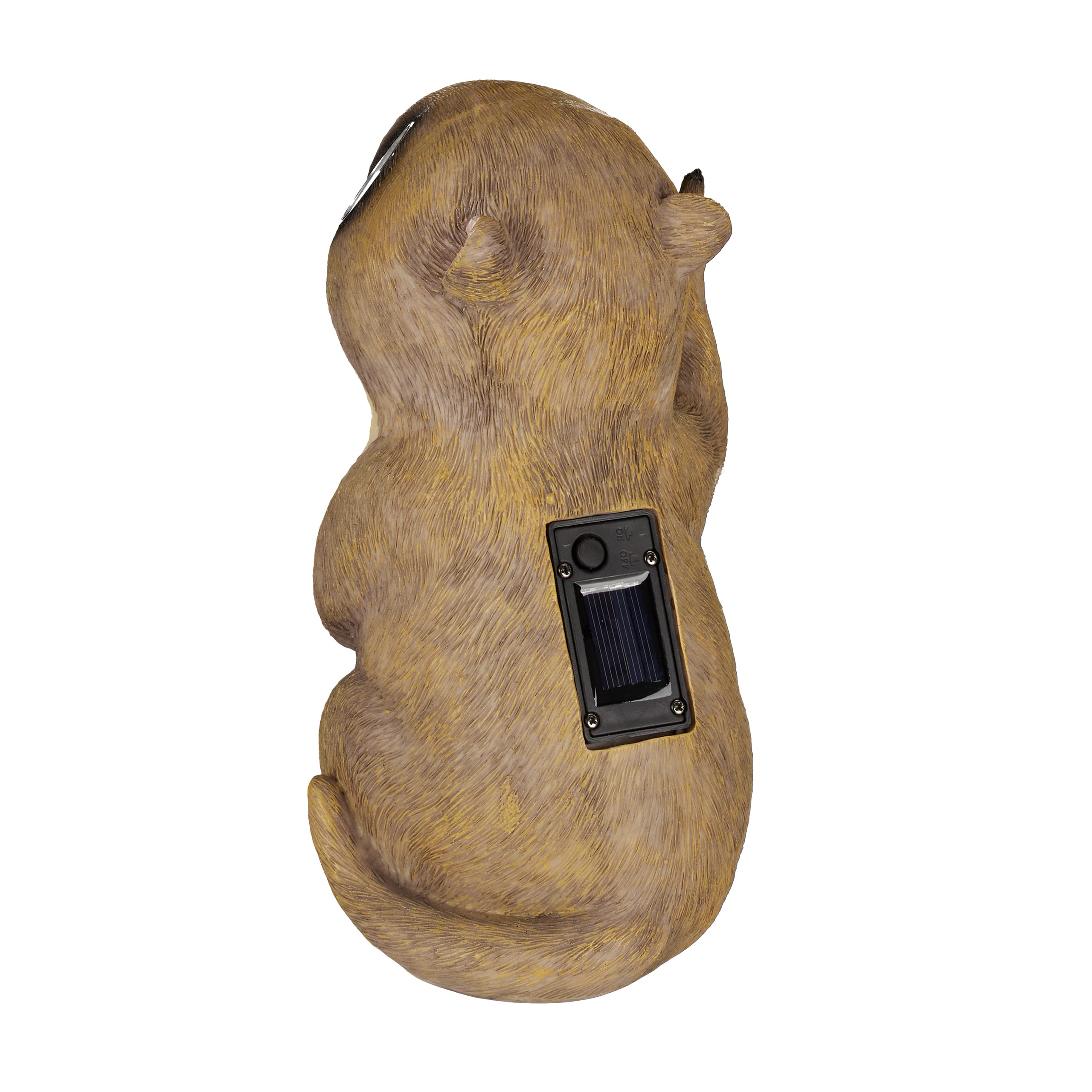 relaxdays-murmeltier-gartenfigur-mit-led-solaraugen-beige-23-cm image 6
