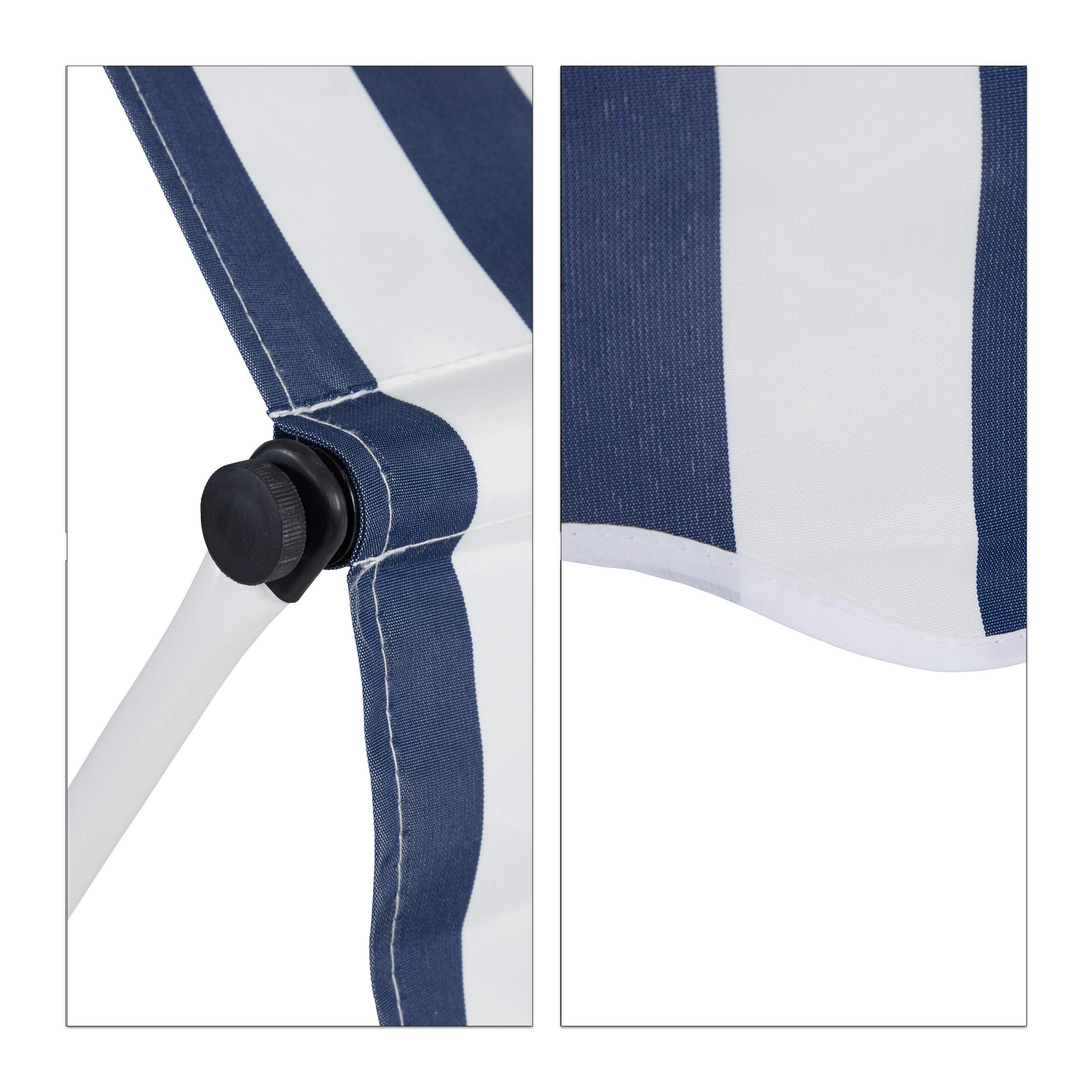 relaxdays-klemmmarkise-400-cm-blau-gestreift-ohne-bohren image 6