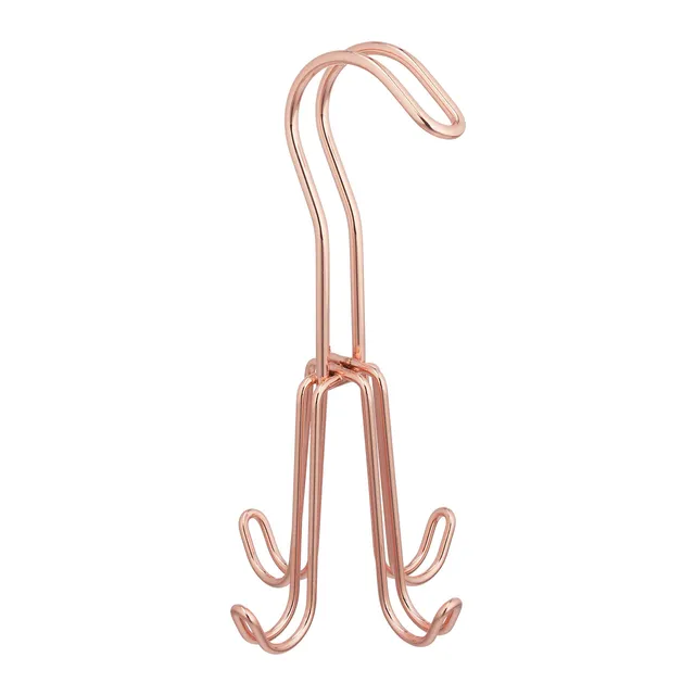 relaxdays-g-rtelhalter-metall-kupfer-g-rtelb-gel-f-r-kleiderschrank-mit-4-haken- image 1