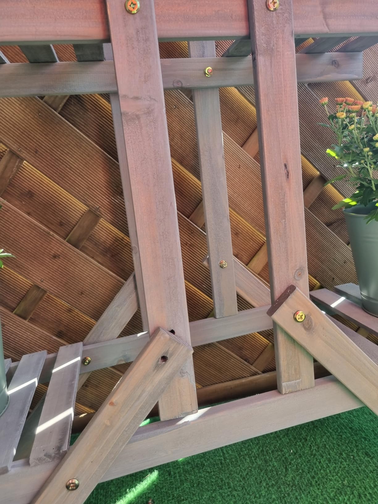 Endlich Ordnung auf dem Balkon