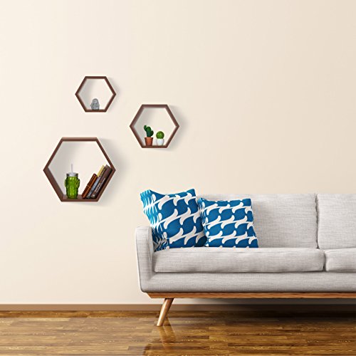 relaxdays-wandregale-sechseckig-3er-set-h-ngeregale-mdf-braun image 8