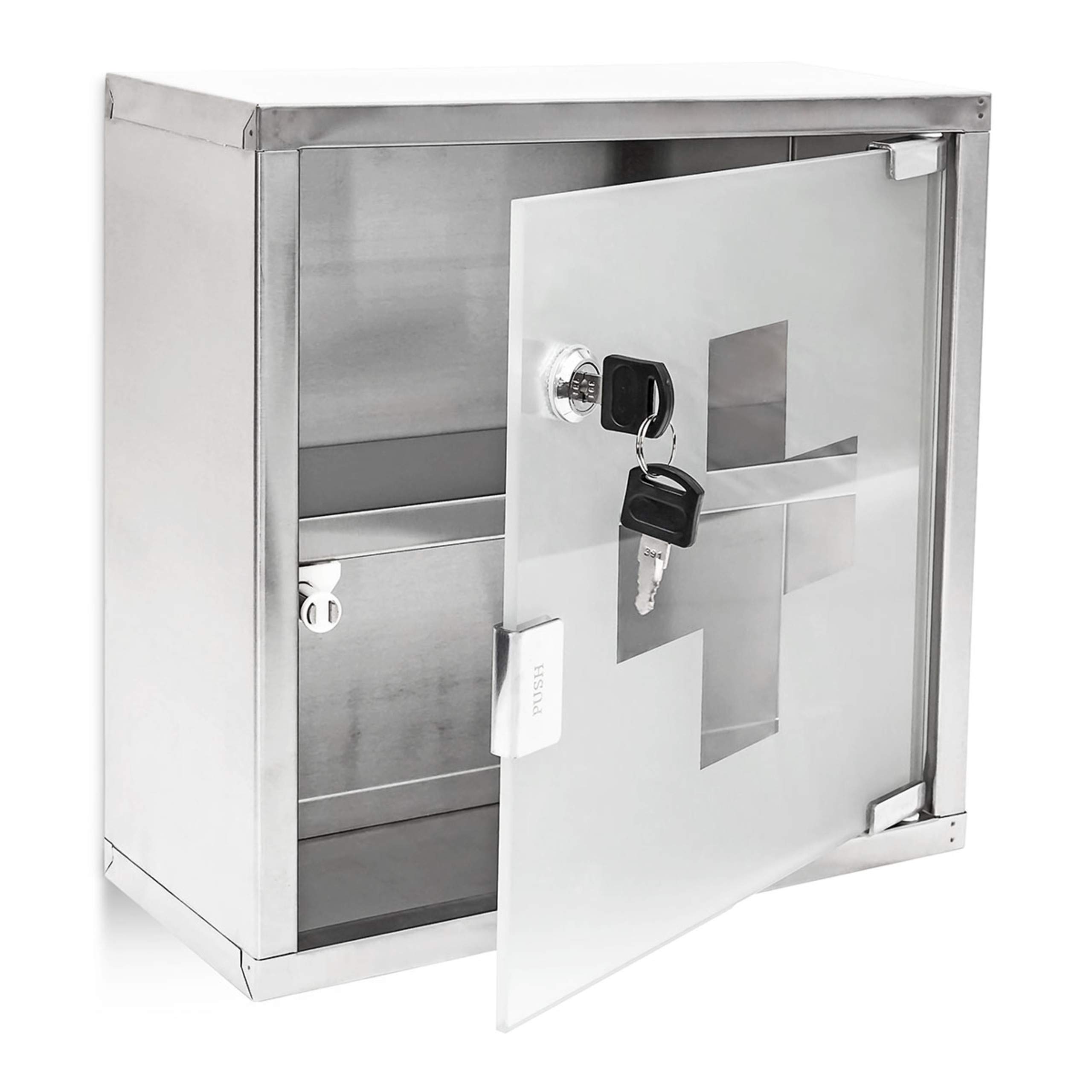 relaxdays-medizinschrank-haus-apotheke-abschlie-barer-apothekerschrank image 4
