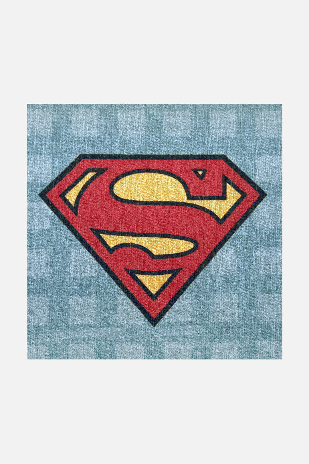 teppana-superman-gitter-blau-teppich-waschbarer-kinder-teppich-blau image 3