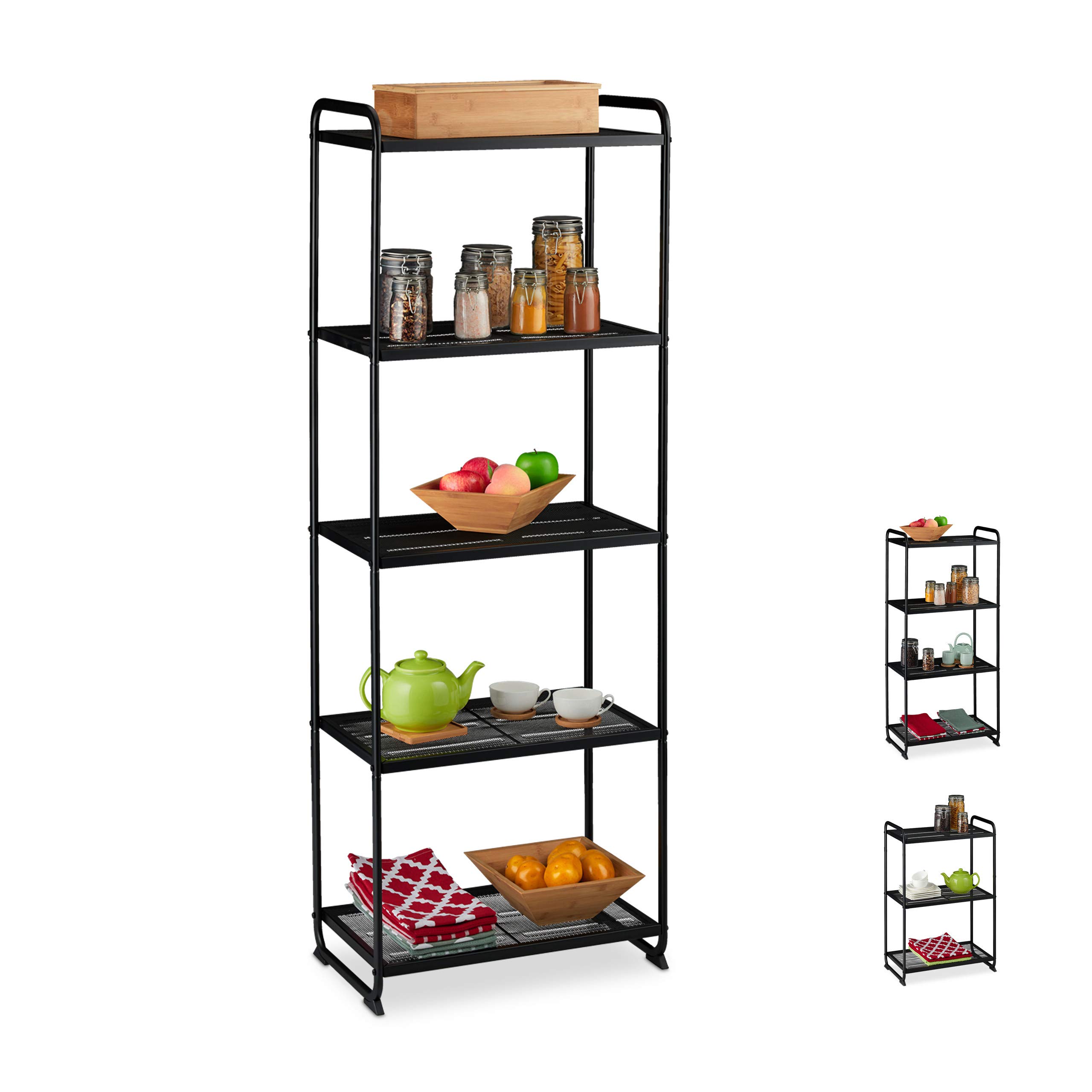 relaxdays-regal-metall-schwarz-88-5x58x34-cm-standregal-3-ablagen image 8