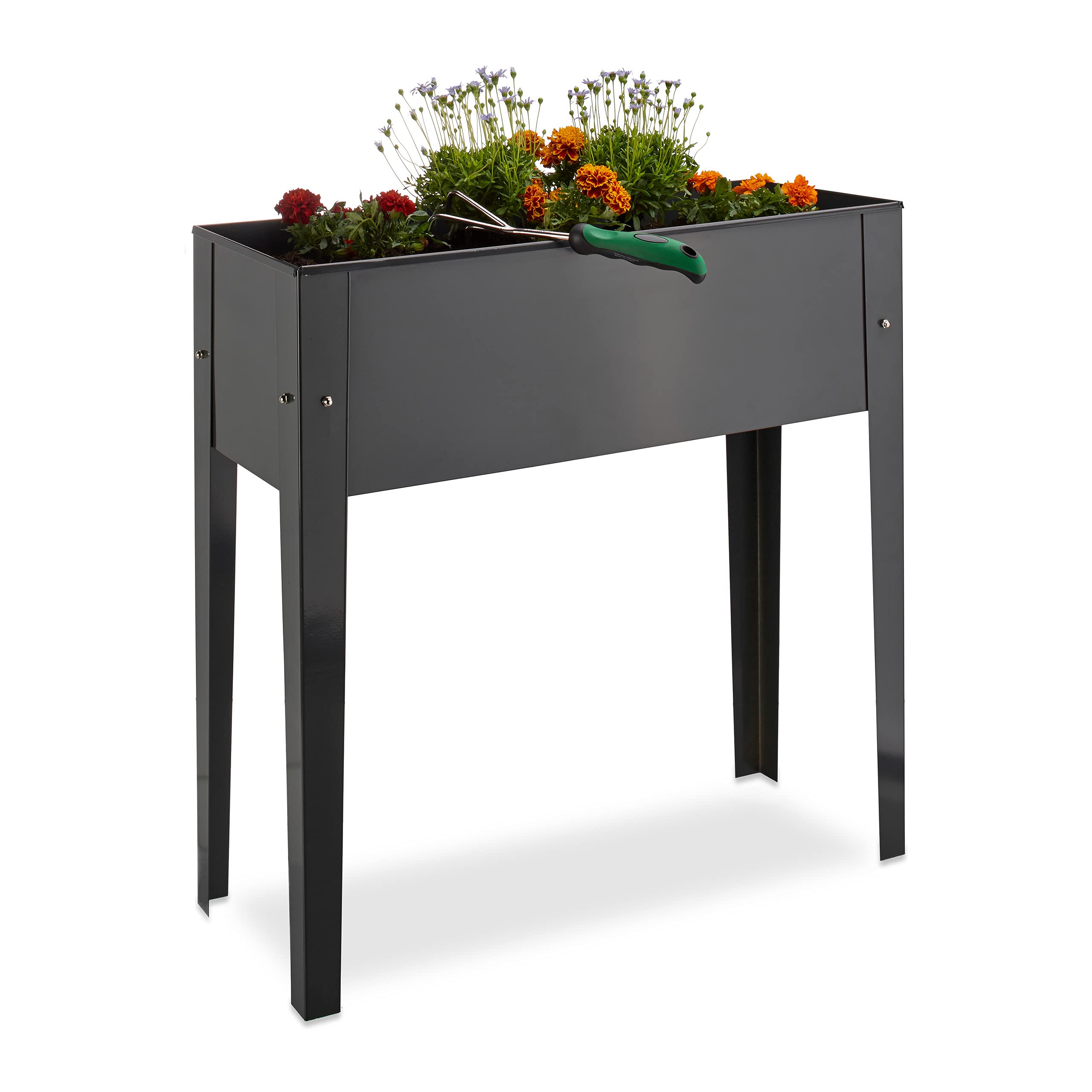 relaxdays-hochbeet-metall-schmal-80-5-x-81-5-x-31-cm-grau image 1