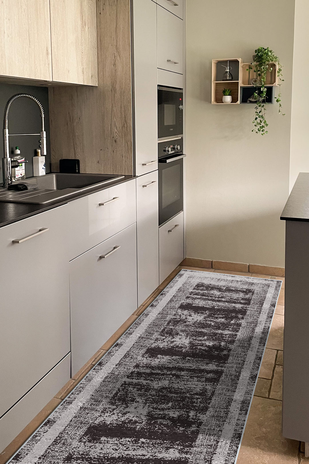 teppana-irma-schatten-teppich-grau-waschbar-modern image 8