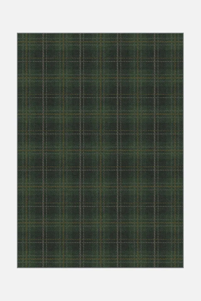teppana-tartanmuster-nadelwald-teppich-waschbarer-indoor-teppich image 1
