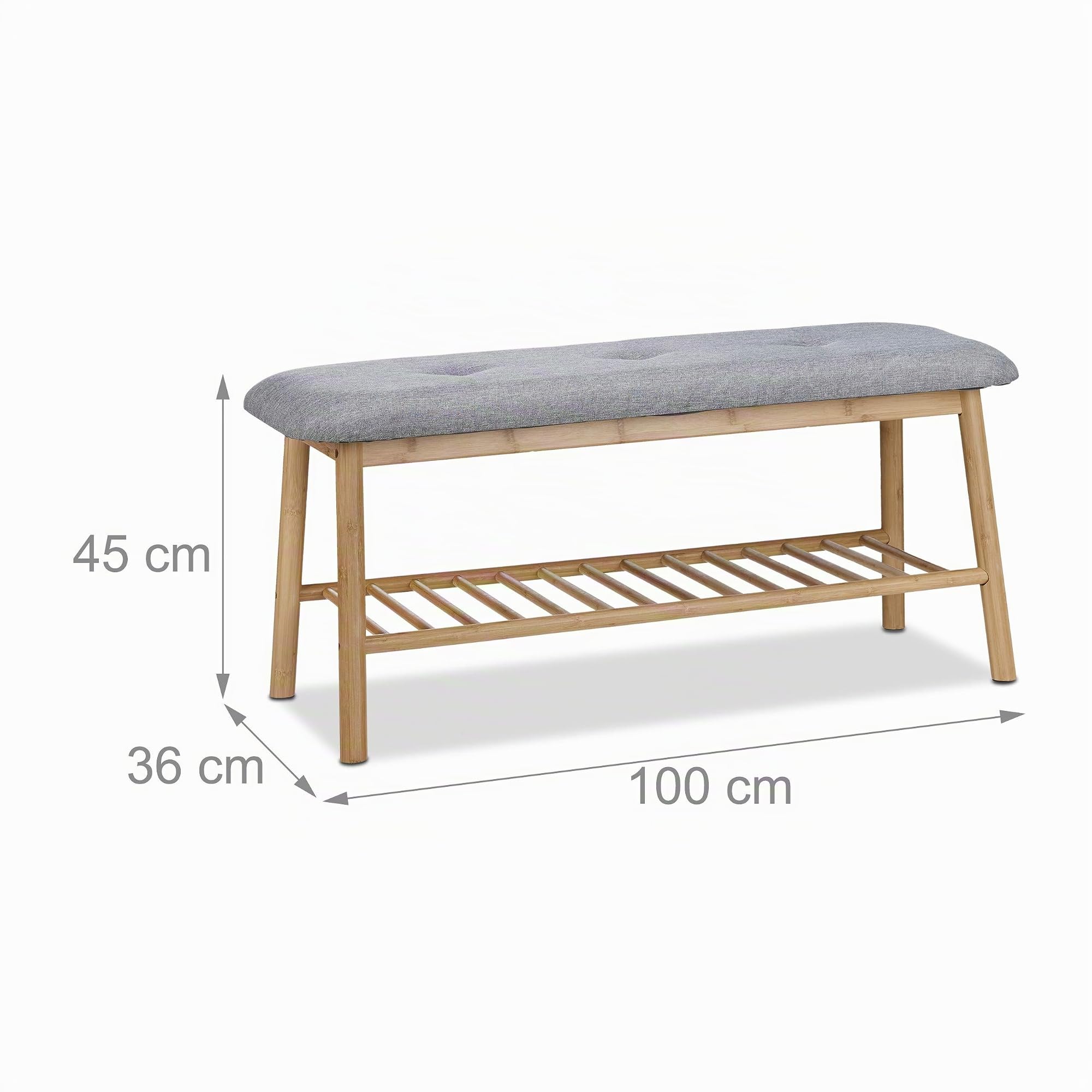 relaxdays-schuhbank-bambus-natur-grau-sitzbank-100-x-36-x-45-cm image 3